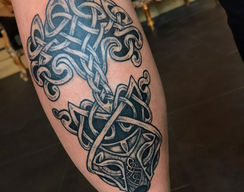 norse viking tree of life yggdrasil tattoo done at monstera ink tattoo studio in romford
