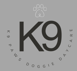 K9 Paws & Raw Grey/Black Logo