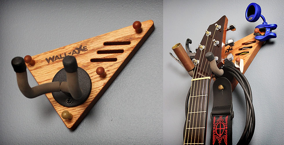 WallAxe Custom Guitar Hangers