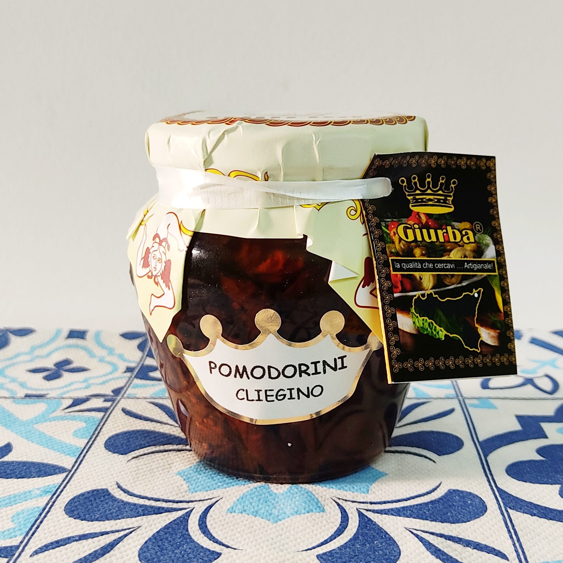 Pomodorini ciliegino sott'olio gr 212