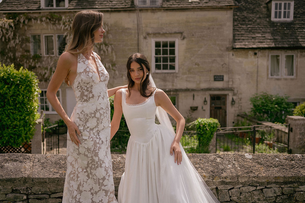 Basque Waist Satin wedding dress