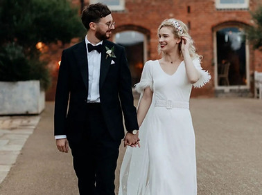Chloe wore a bespoke Tuscany gown