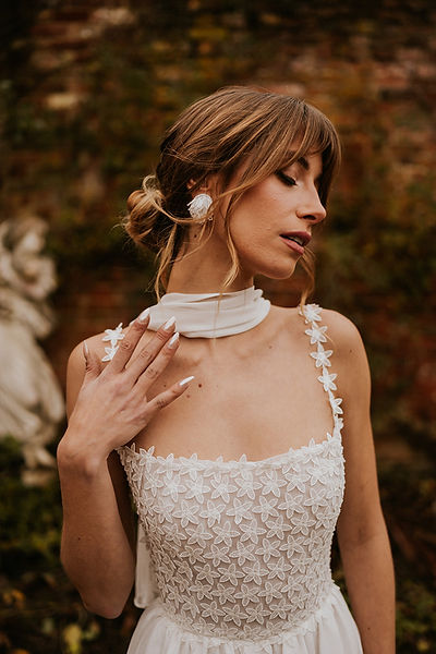Marguerite Wedding Dress with Chiffon Scarf.jpg