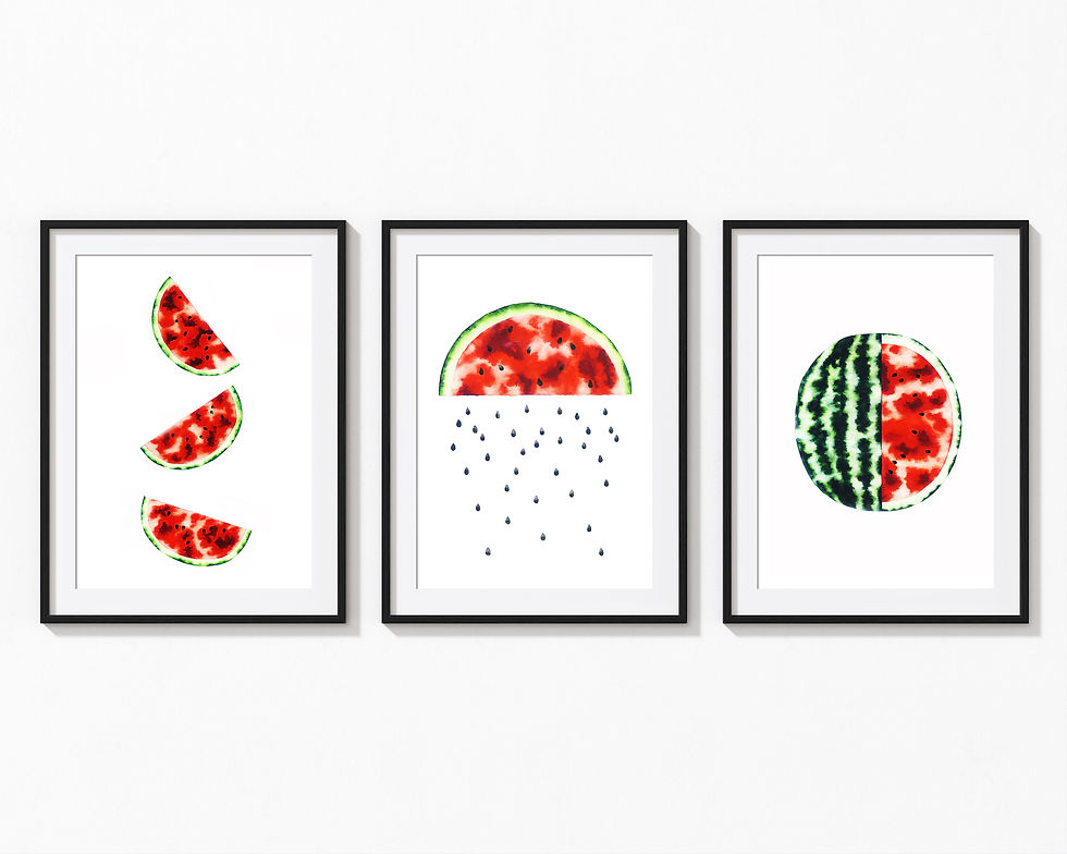 Thumbnail: Watermelon Triptych