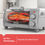 섬네일: BLACK+DECKER Crisp ‘N Bake Air Fry 4-Slice Toaster Oven, Silver & Black, Fits 9 