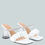 Miniature : Date Look Clear Heel Rhinestone Sandals by Ruw