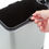 縮圖：Qualiazero Trash Can, 1.3 Gallon Slim Step on Bathroom Trash Can, Stainless Stee