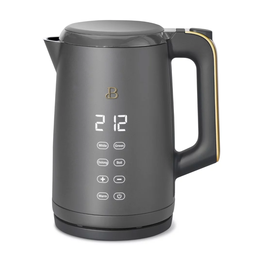 Beautiful 1.7-Liter Electric Kettle 1500 W with One-Touch Activation, White Icin