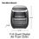 섬네일: Hamilton Beach 35070 11 Liter Air Fryer Oven with Rotisserie and Rotating Basket