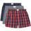 縮圖：Men'S 3-Pk. Classic Printed Cotton Poplin Boxers