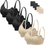 Thumbnail: Hblife 5 Pack Nursing Bras for Breastfeeding Womens Maternity Bras Seamless Wire