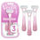 縮圖：Venus Sensitive Women'S 3 Blade Disposable Razor, 3 Count, Pink
