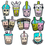 Miniaturbild: 33 sets Cartoon Anime Shoe Charms Accessories PVC Shoe Decrations Wristband Buck