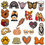 Miniaturbild: 33 sets Cartoon Anime Shoe Charms Accessories PVC Shoe Decrations Wristband Buck