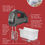 섬네일: Hamilton Beach 6 Speed Hand Mixer, Quick Burst, Storage Case, New, Black, 62690