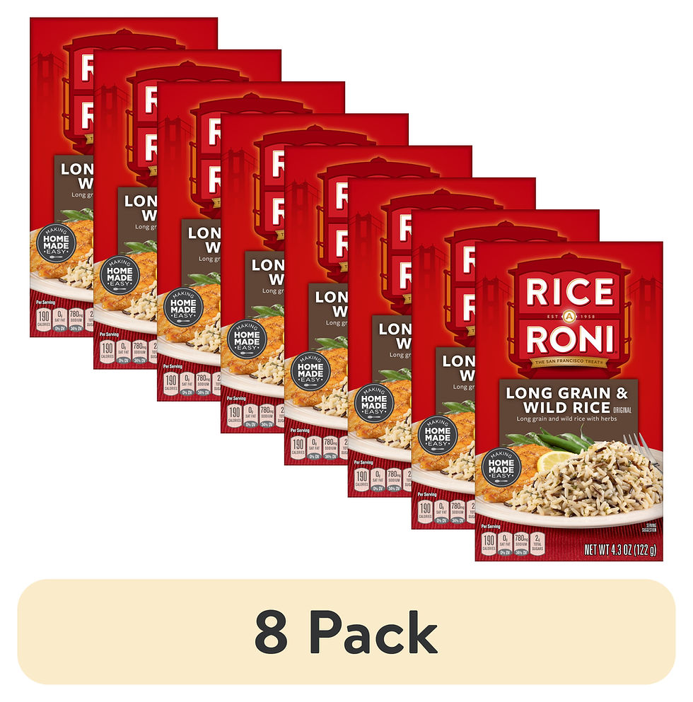 Rice-A-Roni Long Grain & Wild Rice Mix Packaged Meal, 4.3 Oz Shelf-Stable Box