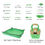Miniatura: Indoor Gardening Stainless Steel Tool Set, 14 Pieces, Green