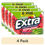 Miniatura: (4 Pack) Extra Sweet Watermelon Sugar Free Chewing Gum Pack - 35 Sticks