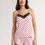 Thumbnail: Joyspun Women’S and Women’S plus Lace Trim Knit Cami and Shorts Pajama Set, Size