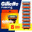 थंबनेल: Gillette Fusion5 Razor Blade Refill ,Manual Razor Men , 8 Count