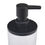 縮圖：Better Homes & Gardens Ribbed Glass and Metal Soap Pump, White with Black Accent