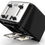 縮圖：BLACK+DECKER 4-Slice Toaster, Black and Silver with Extra-Wide Slots
