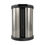 섬네일: Mainstays 1.5 Gallon Trash Can, Plastic round Step Bathroom Trash Can, Silver