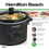 サムネイル： Hamilton Beach Defrost & Go Programmable Slow Cooker, Temperature Probe, 6 Quart