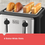 縮圖：BLACK+DECKER 4-Slice Toaster, Black and Silver with Extra-Wide Slots