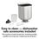 サムネイル： Hamilton Beach Artisan Dough & Bread Maker, 14 Settings, Stainless Steel, 29985