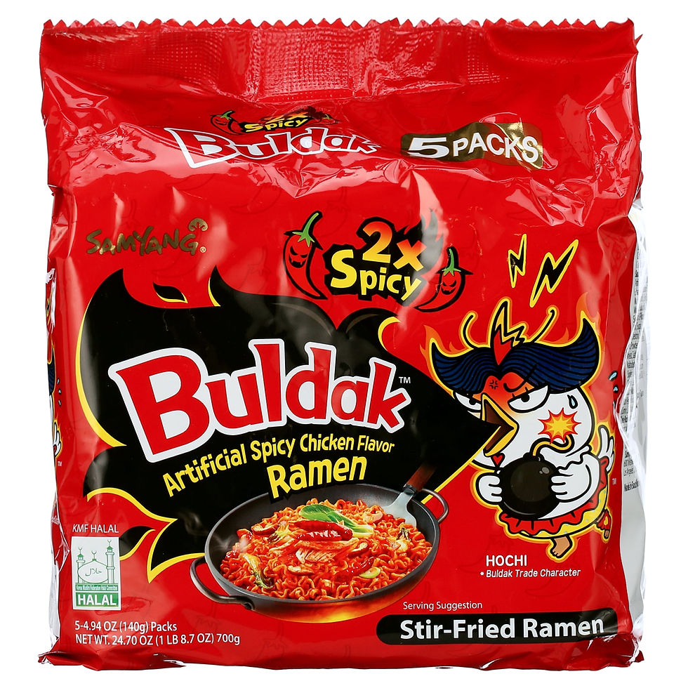 Samyang 2X Spicy Hot Chicken Flavor Ramen_Korean SPICY NOODLE (140G Each) (5 Pac