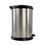 섬네일: Mainstays 1.5 Gallon Trash Can, Plastic round Step Bathroom Trash Can, Silver