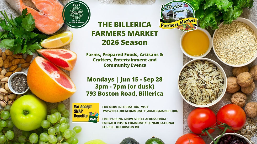 Community Spotlight – Billerica Community Farmers Market