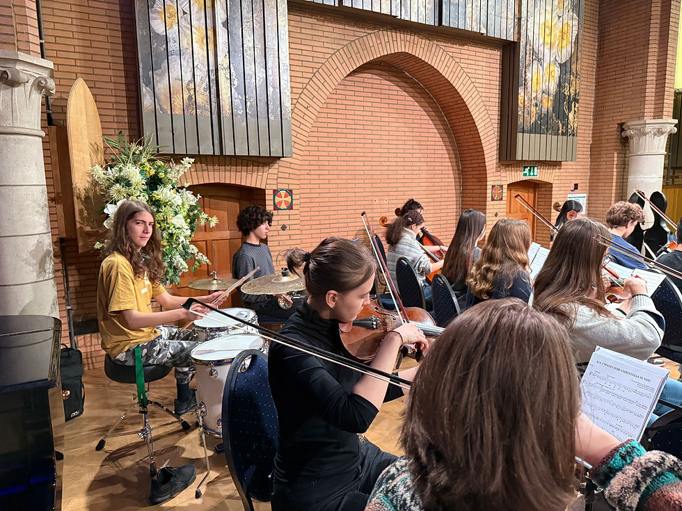 School orchestra is growing !