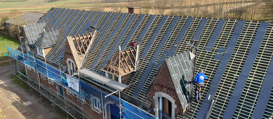 New roof works advancing 💪