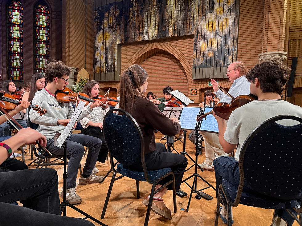 Orchestra at work !