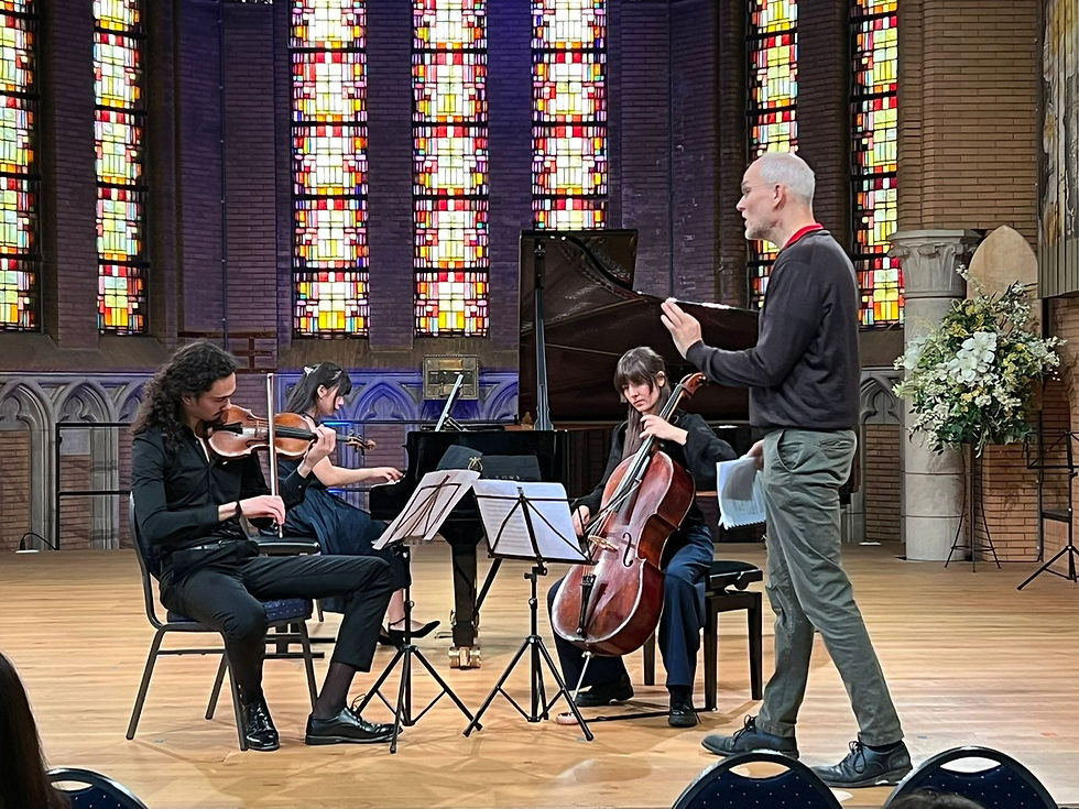 Head of Colburn Music University Visits the School !