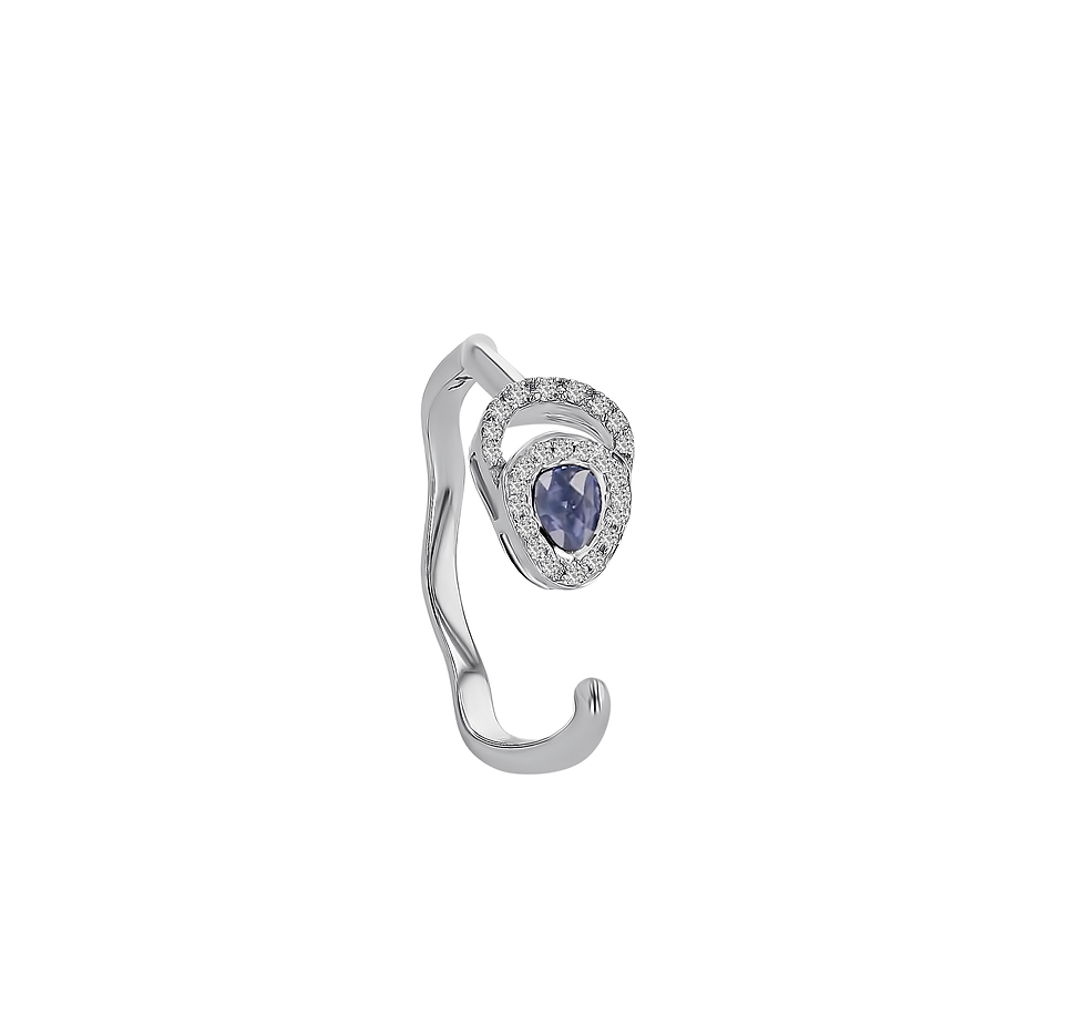 Thumbnail: Palm Tree Stud Ring