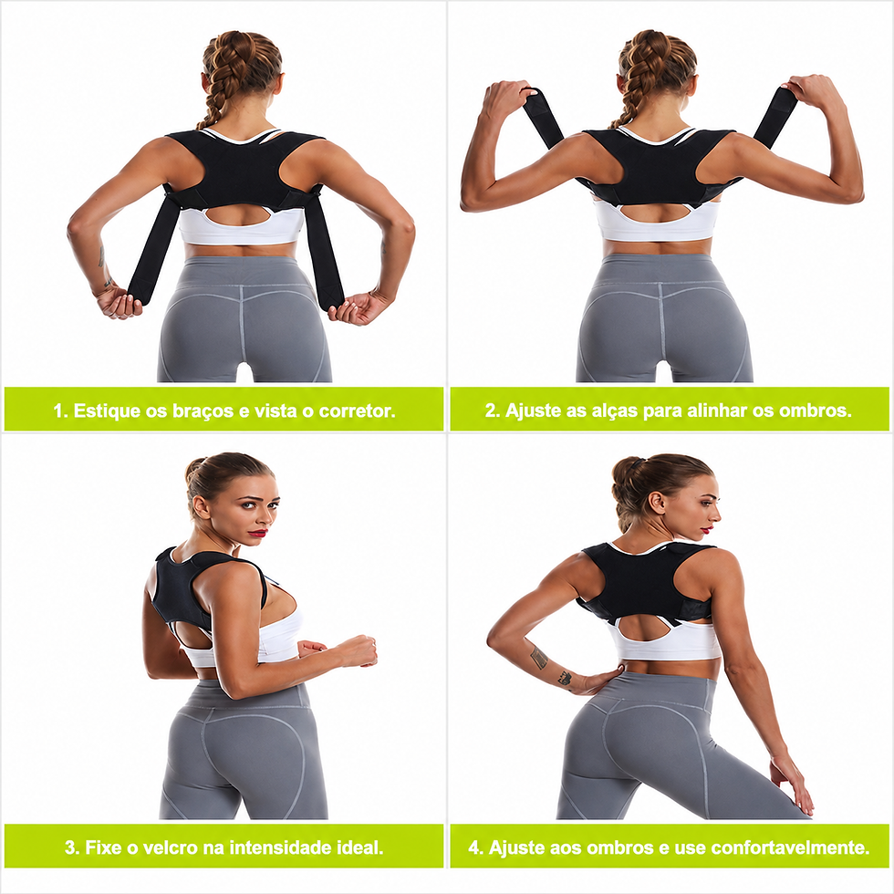 Miniatura: Corretor Postural Ajustável Premium