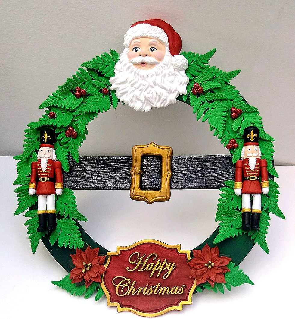 Thumbnail: CE0094 Santa's Belt silicone mold by Katy Sue Designs