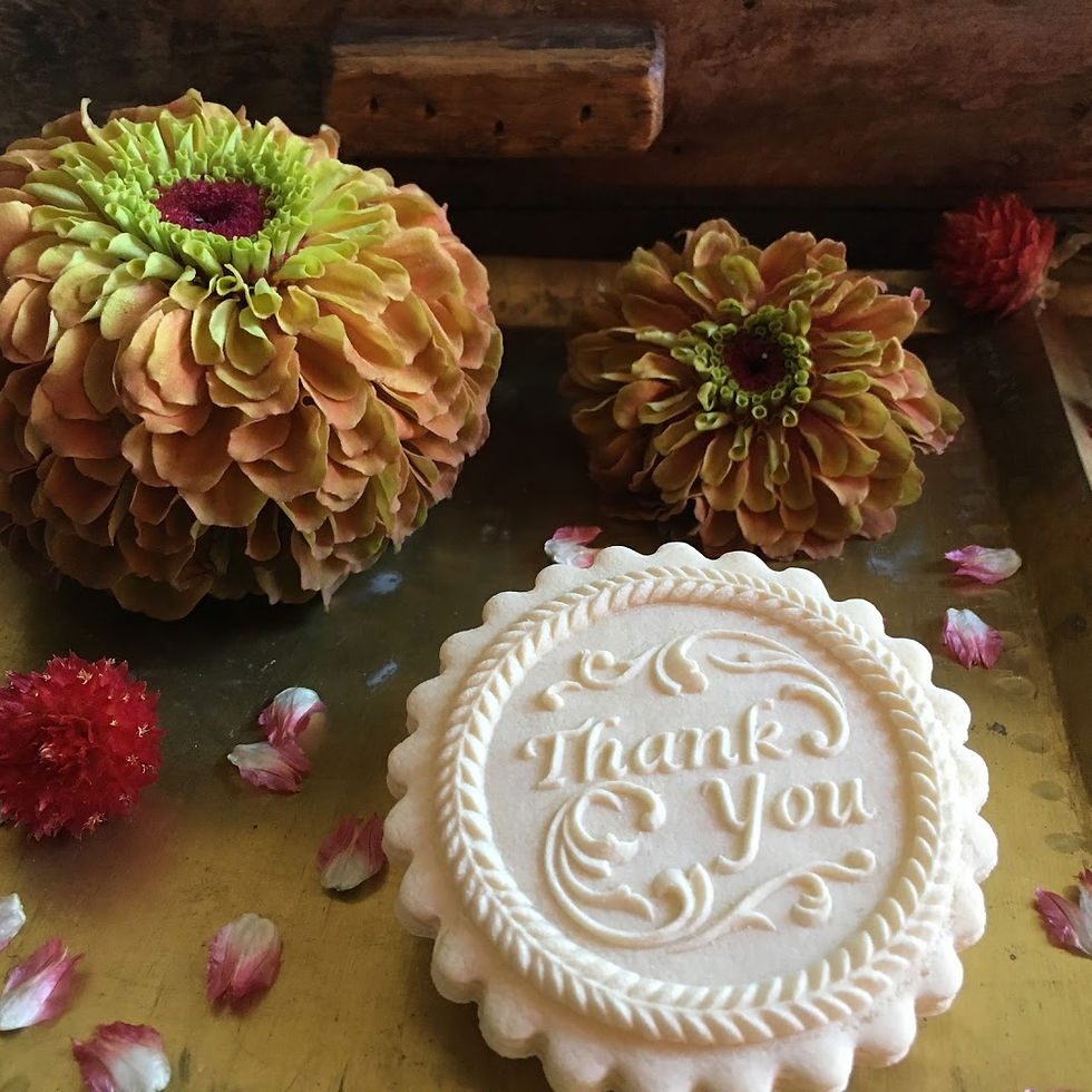 Thumbnail: AP 6623 Thank you springerle cookie mold by Anise Paradise