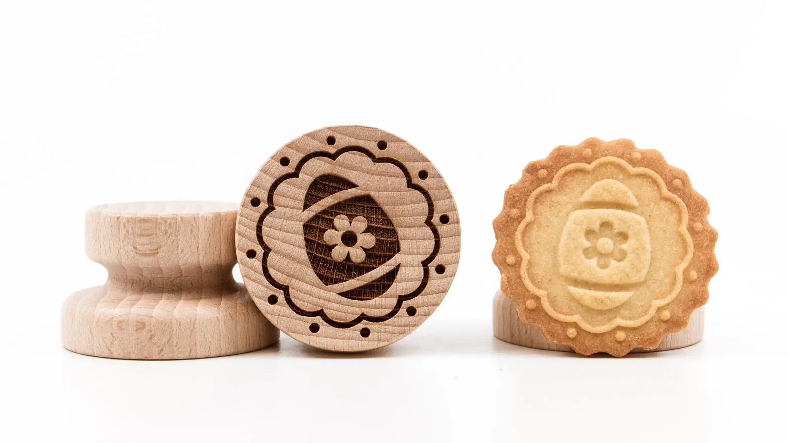 WSTP - 114 Wooden Easter Egg 1 Cookie Stamp