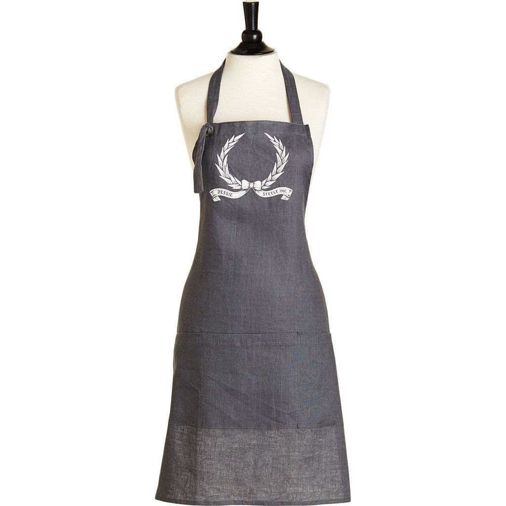 Classic Linen Chef Apron by Jessie Steele