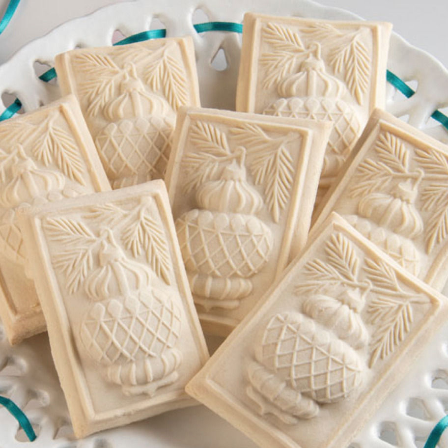 Thumbnail: M12021 Ornamental Ornament Springerle Cookie Mold  by House on the Hill