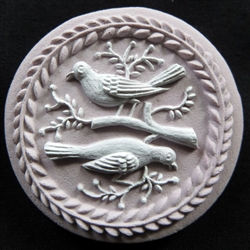 Thumbnail: AP 3210 Two Birds springerle cookie mold by Anis-Paradies 3210