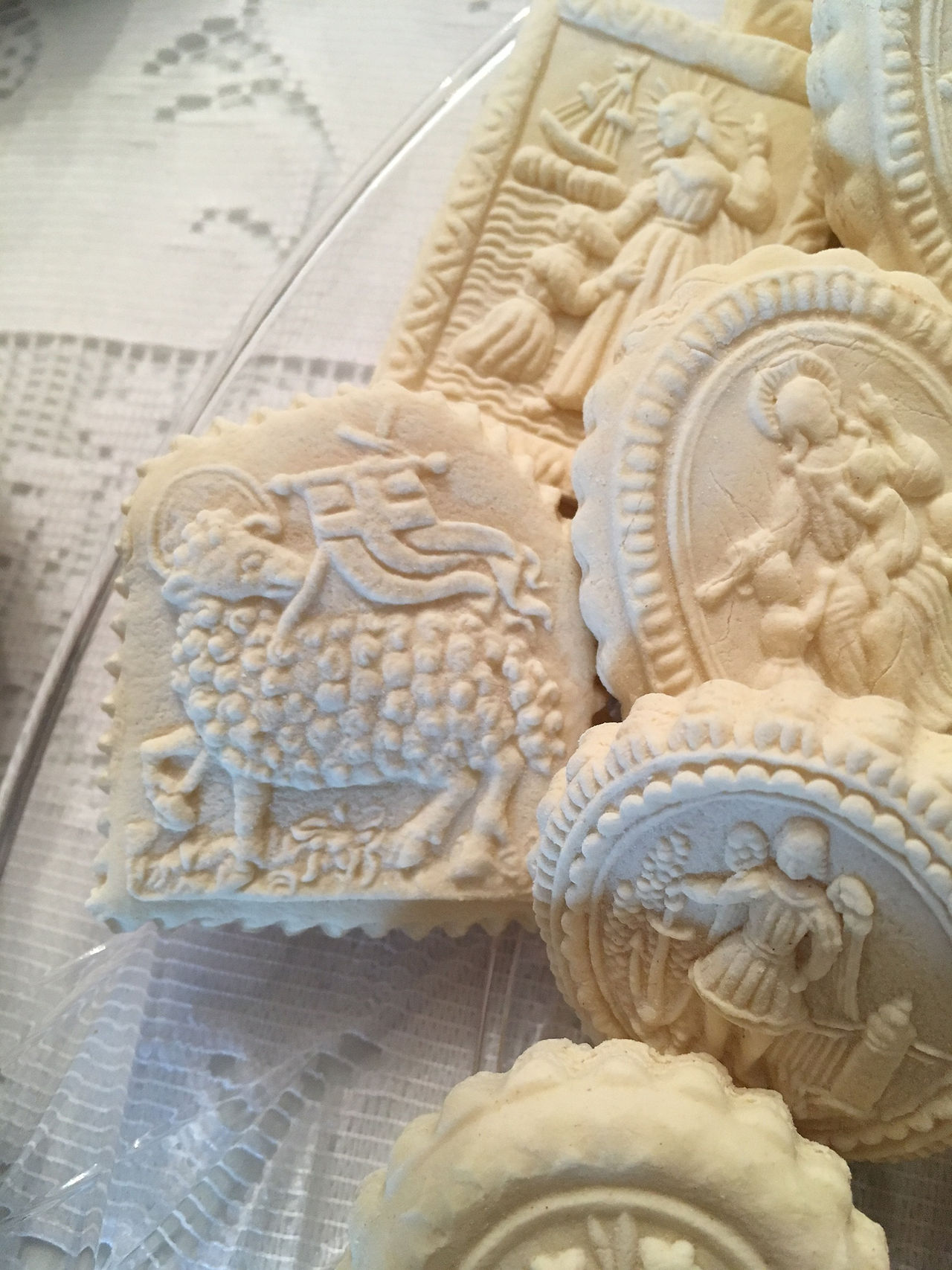 AP 1135 Pascal Lamb circa 1700 springerle cookie mold