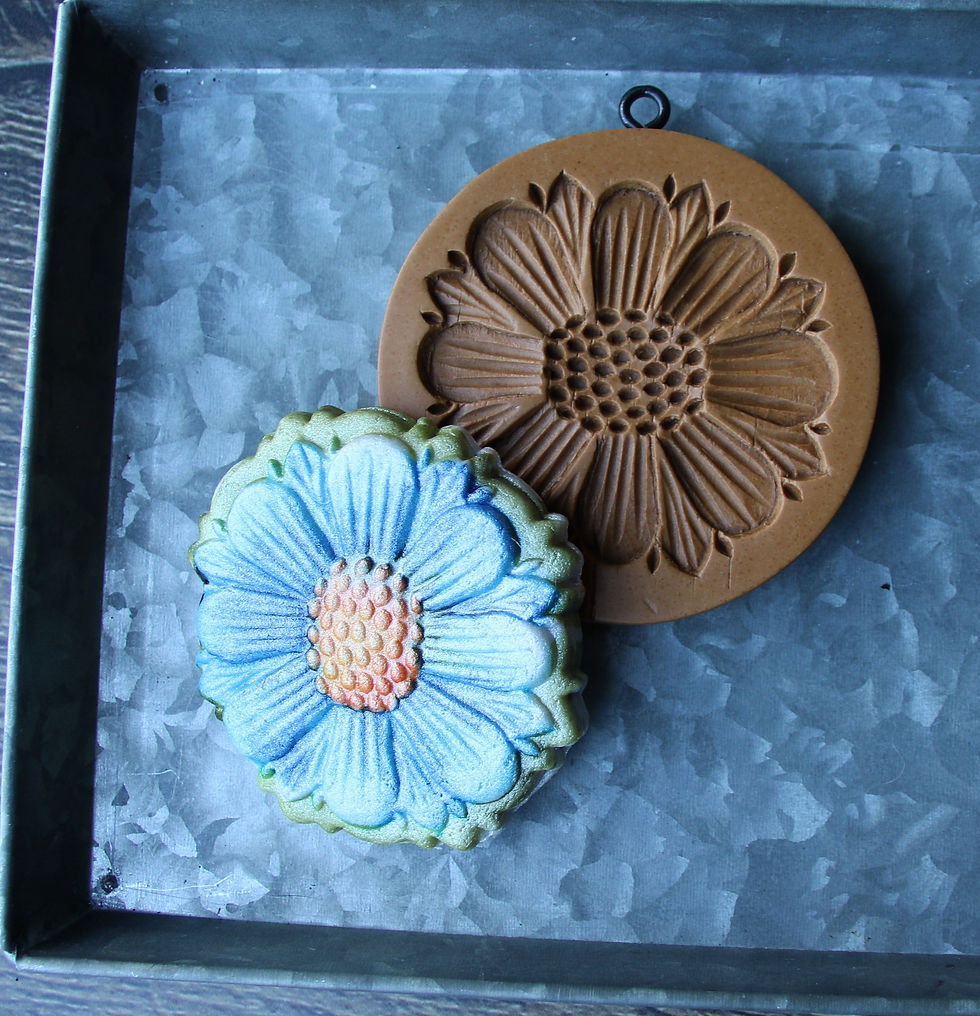Thumbnail: AP 2271 Open Blossom springerle cookie mold by Anis-Paradies
