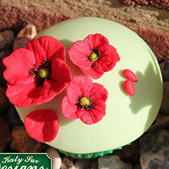 Thumbnail: SKU CE0061 Pansies silicone mold by Katy Sue Designs