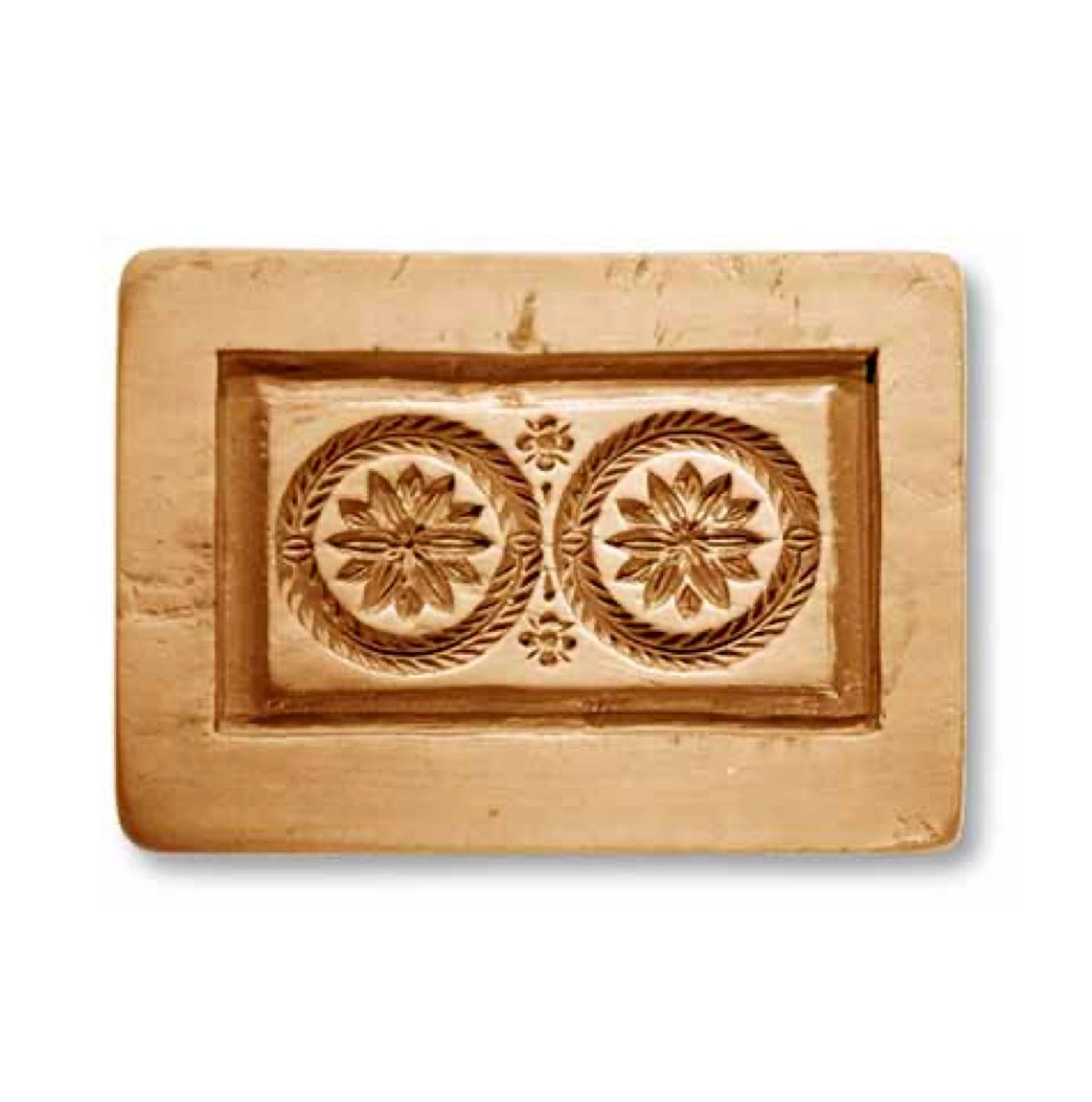 AP 8151 Gingerbread Poinsettia Ornaments cookie mold by Anis-Paradies