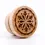 Thumbnail: WSTP - 018 Wooden Snowflake Cookie Stamp